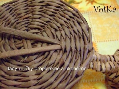 плетение из газет и журналов лейка