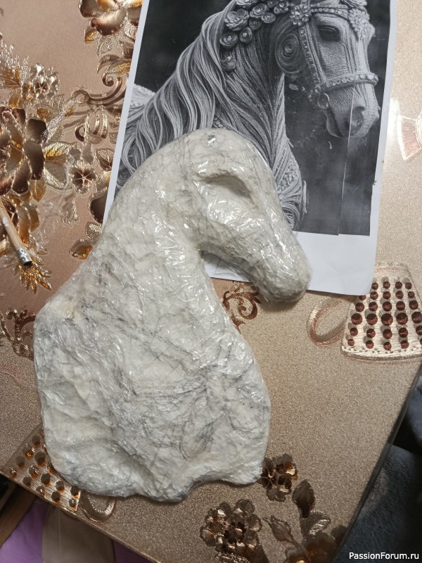 Конкурсная работа: Лошадка Снежка