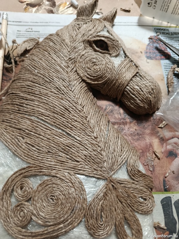 Конкурсная работа: Лошадка Снежка