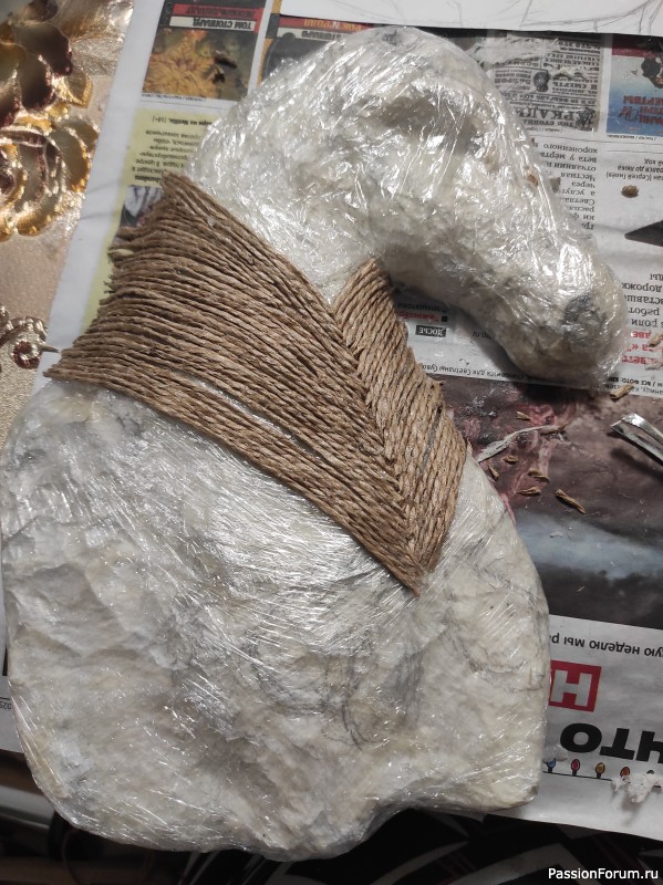 Конкурсная работа: Лошадка Снежка