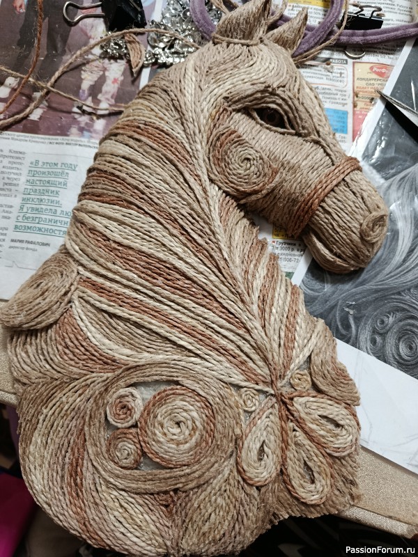 Конкурсная работа: Лошадка Снежка