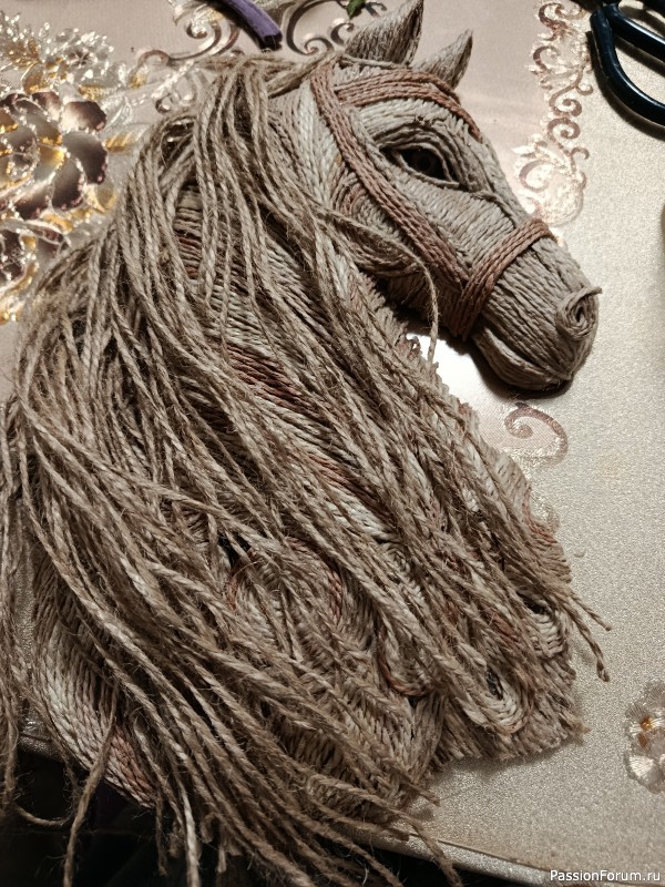 Конкурсная работа: Лошадка Снежка