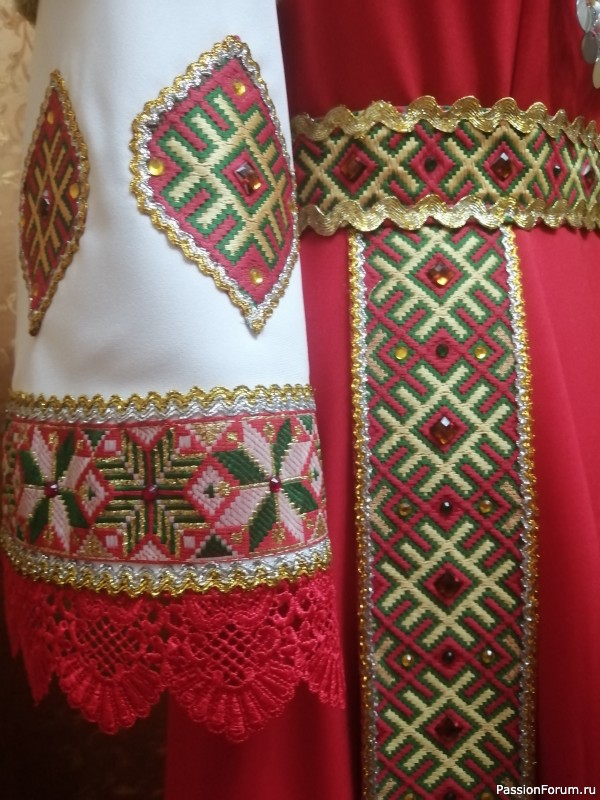 Сценический чувашский наряд
