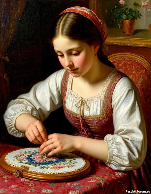 Всех любителей вышивки поздравляю! И немного о вышивке...