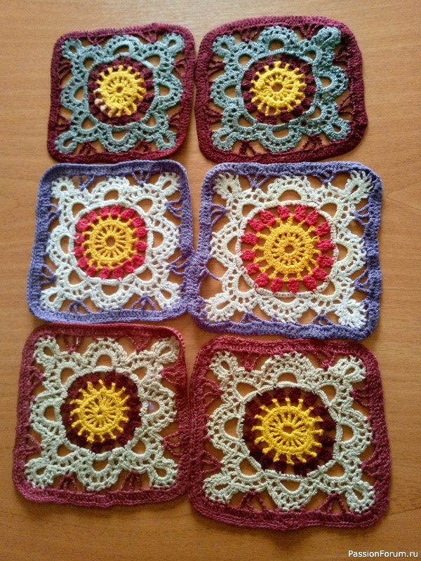Комплект салфеток под чашку (6 шт.)