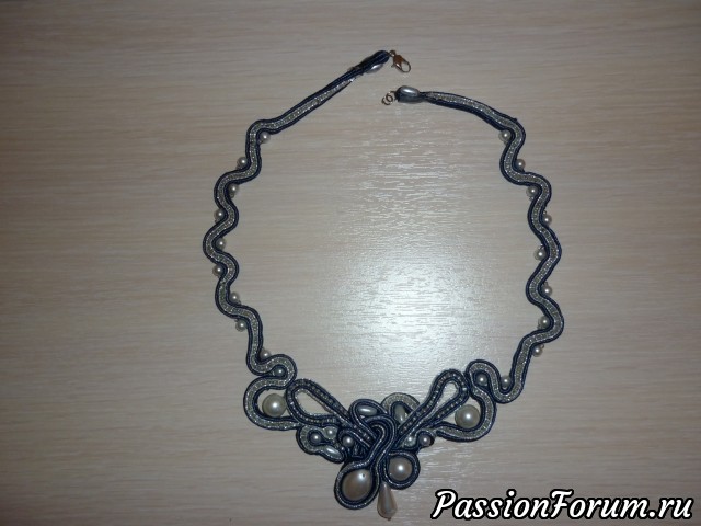 Сутажное ожерелье и браслет