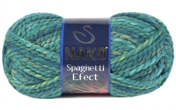 Пряжа NAKO "Spaghetti" и "Spaghetti Effect"