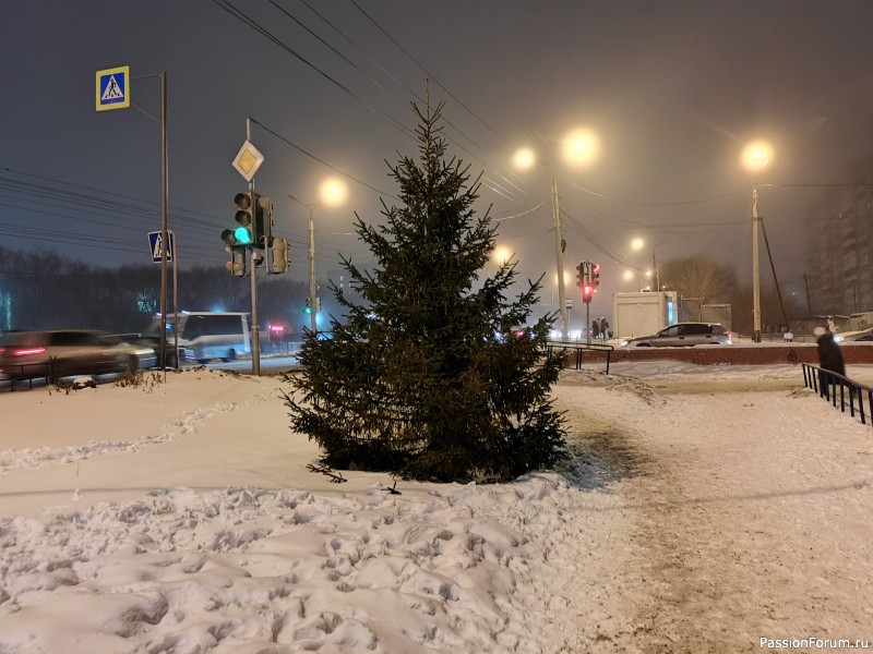 На Омск опустился туман