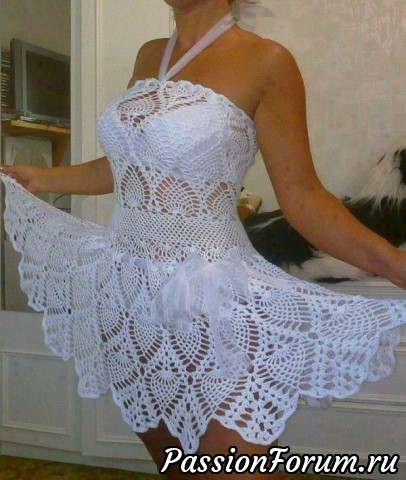 Шикарного белое платье