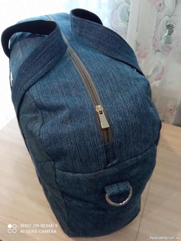 Дорожная сумка из джинсы