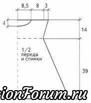 Вязаное платье для девочки.