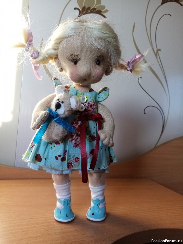 Текстильная кукла "Полина"