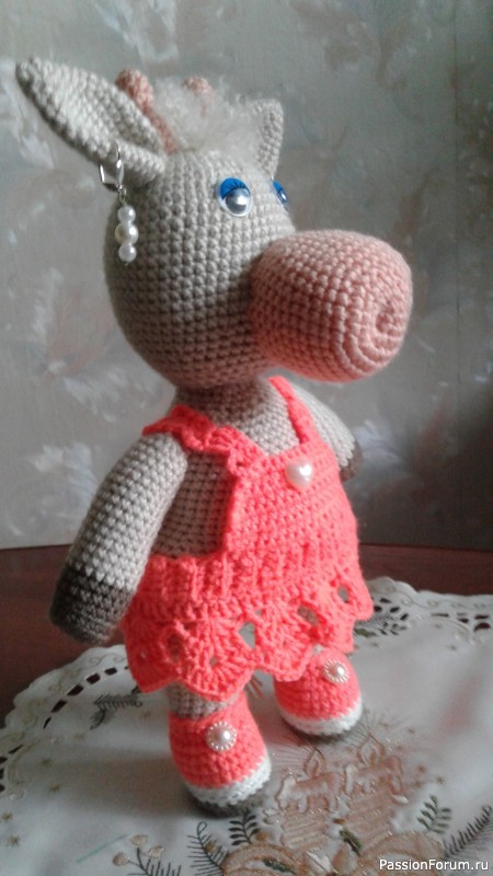 Мои бычки - коровки крючком Мои бычки - коровки крючком