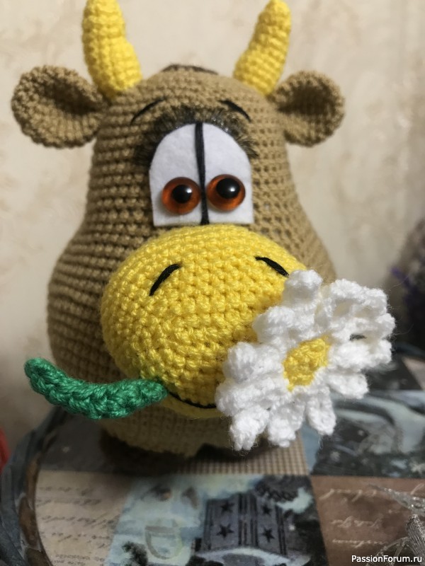 Мои бычки - коровки крючком Мои бычки - коровки крючком
