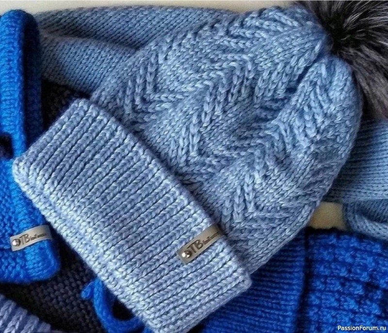 Шапочка с помпоном: уютная классика. Схема