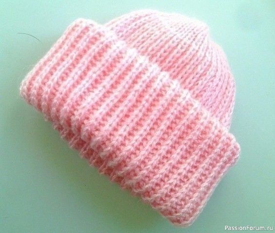 ​Очень простая вязка шапки. Описание