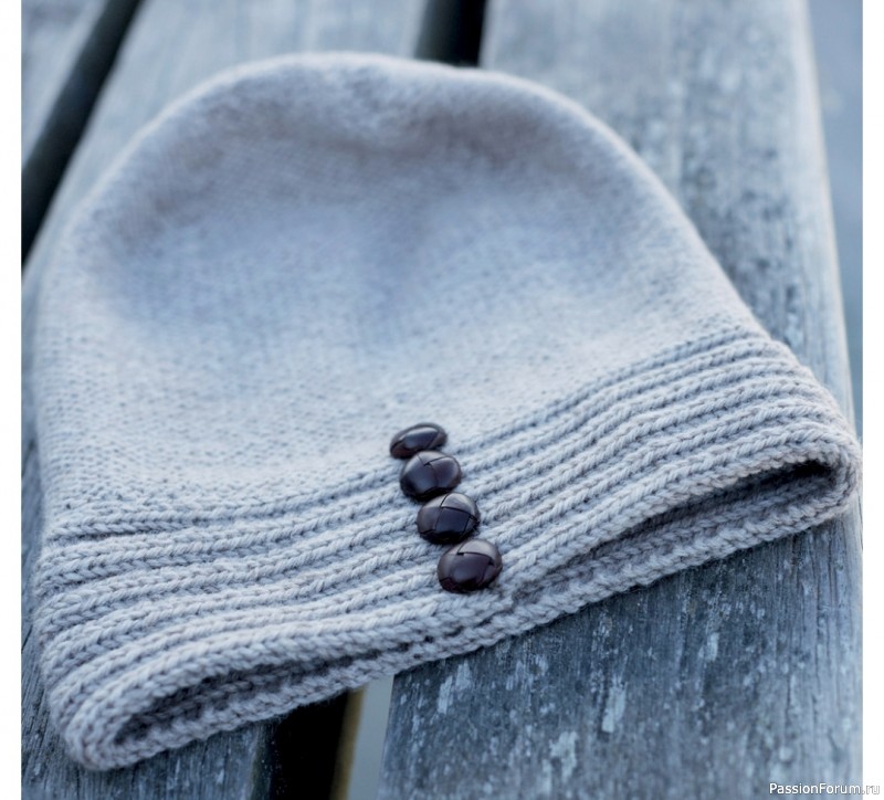 Шапочка-чулок на рельефном кашпене