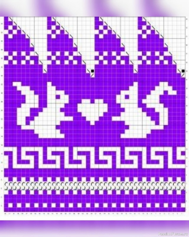 Жаккардовые узоры для шапок. Схемы