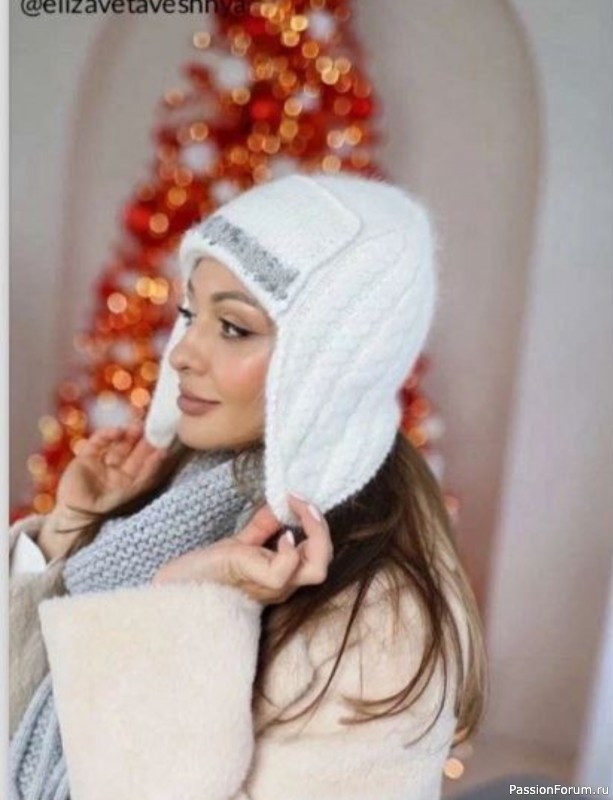 Шапка «Первый снег». Описание