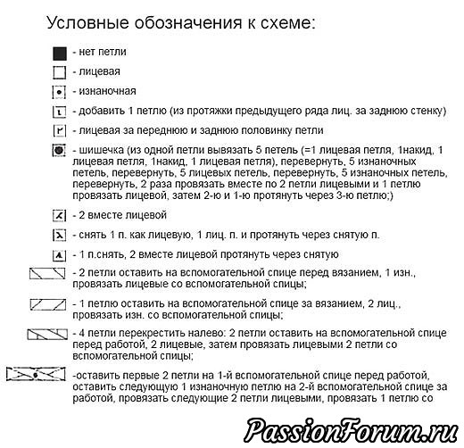 Берет фантазийным узором. Схема