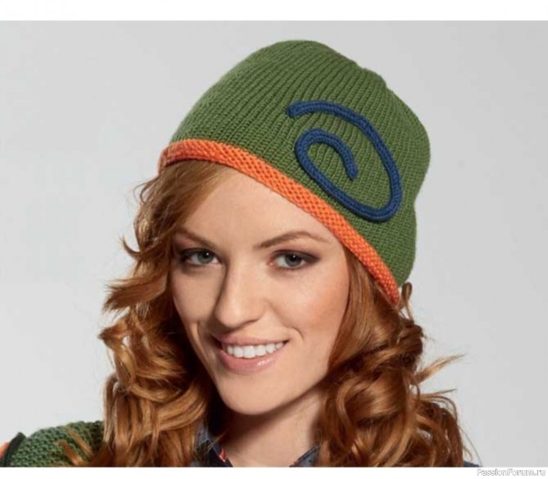 Вязаная шапочка-феска. Описание