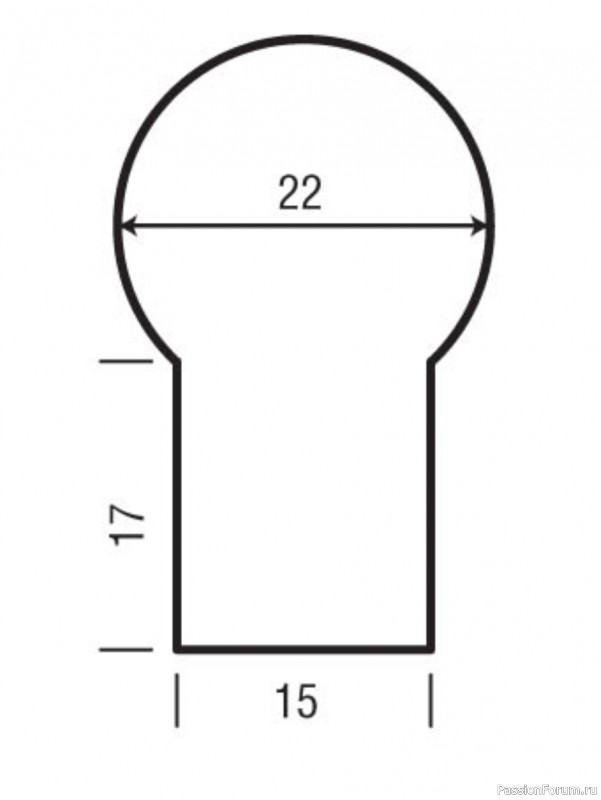 Шапка с тканевой вставкой. Описание