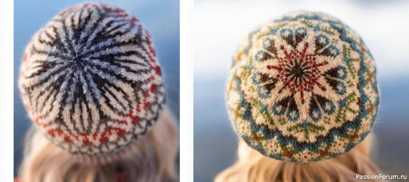 Шапка «Снежное кружево». Схемы