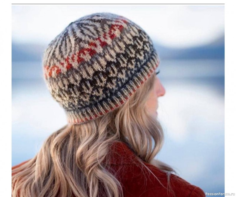Шапка «Снежное кружево». Схемы