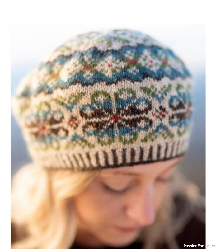 Шапка «Снежное кружево». Схемы