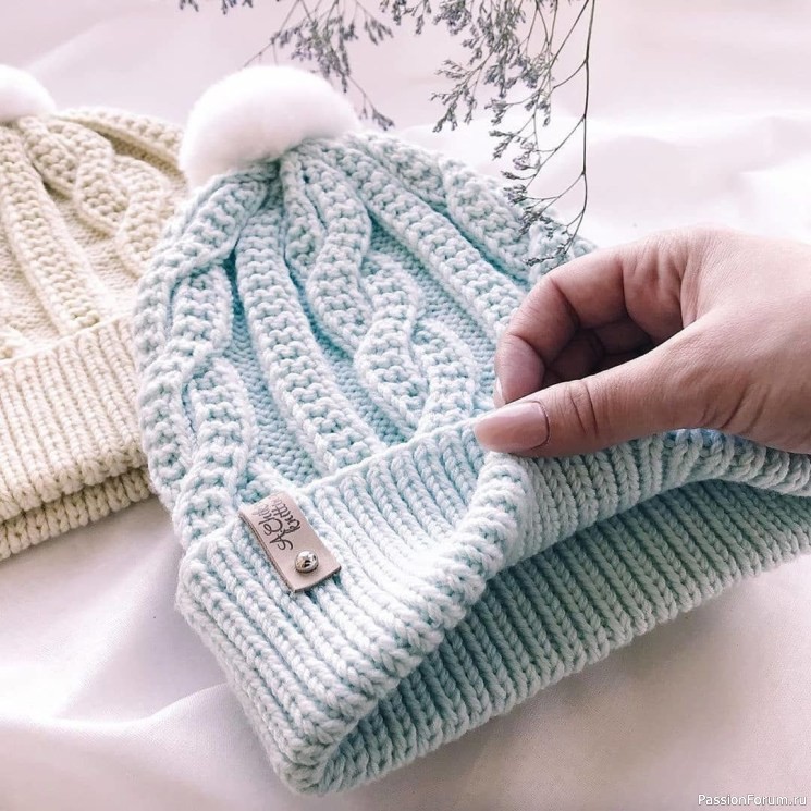 Шикарная шапочка спицами. Схема