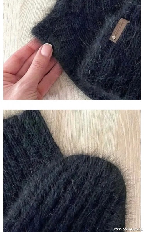 Пушистая шапка-тыковка