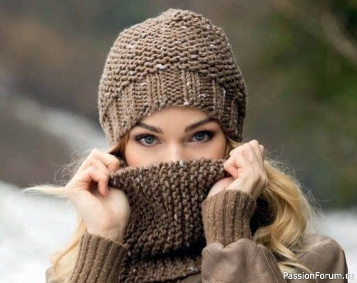 Шапочка и снуд. Описание