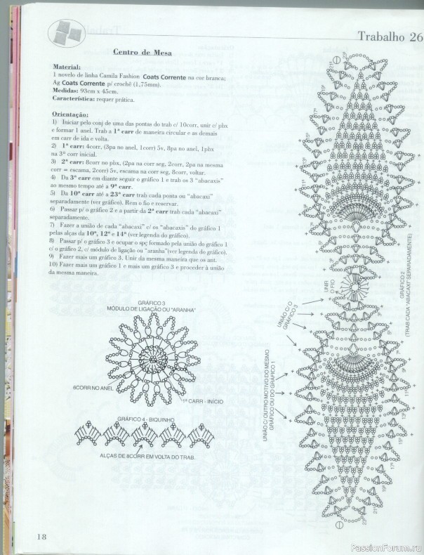 Trabalhos em Croche - работы крючком