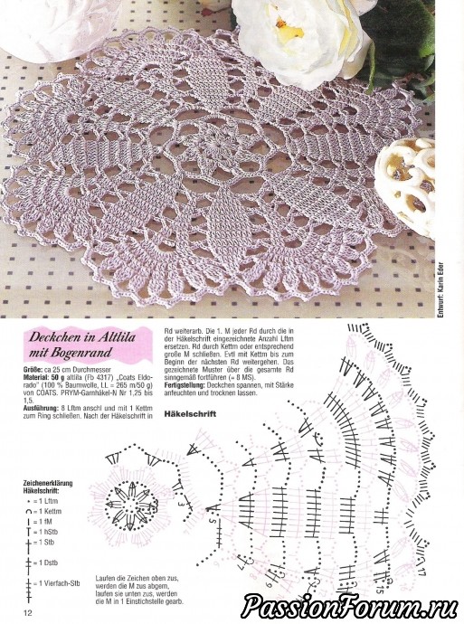 Филейка из журналов "Dekoratives Hakeln" продолжение