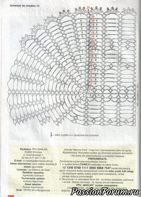 Польские журналы по вязанию крючком
