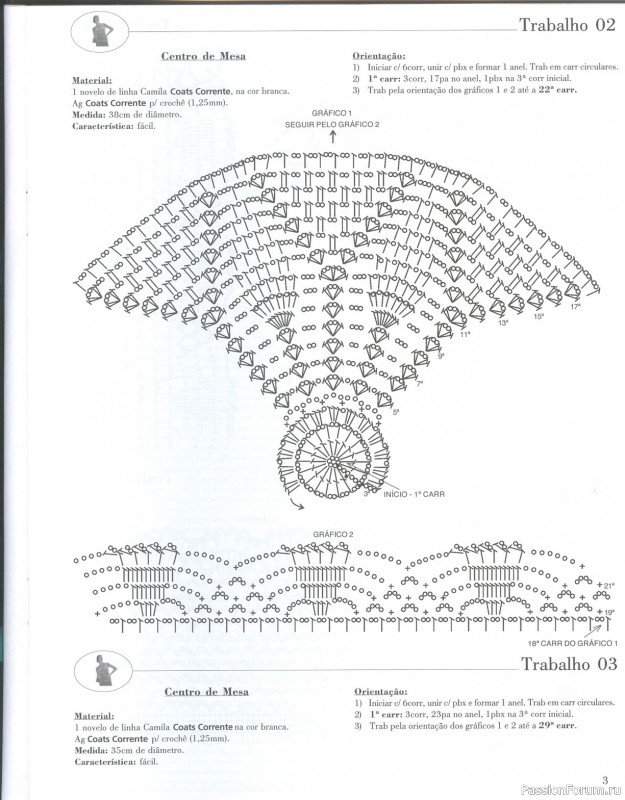 Trabalhos em Croche - работы крючком