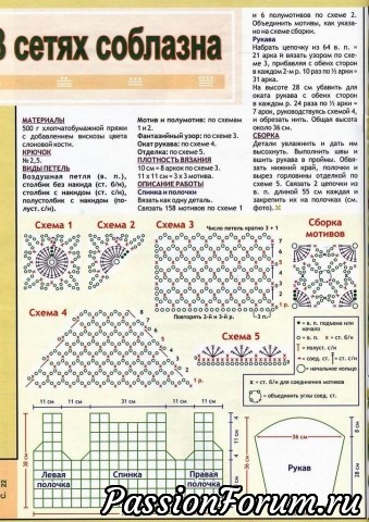 Скоро лето. Болеро крючком.