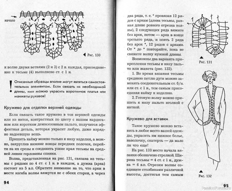 Гипюрное вязание, кружево. Фриволите