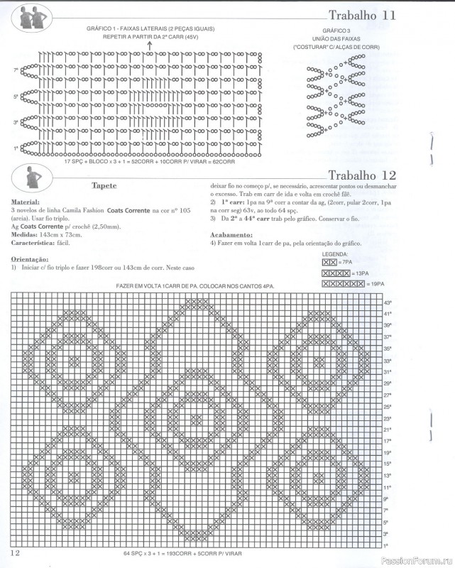 Trabalhos em Croche - работы крючком