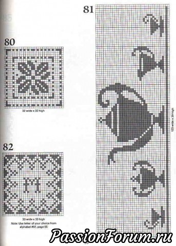 101 схема для филейного вязания