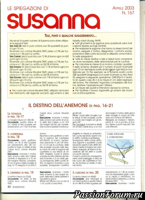 Журнал "Le idee di Susanna". Апрель 2003