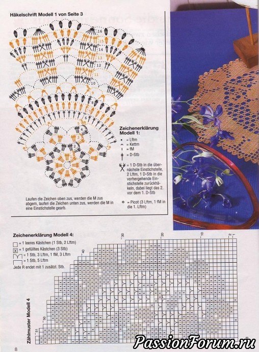 Филейка из журналов "Dekoratives Hakeln" продолжение