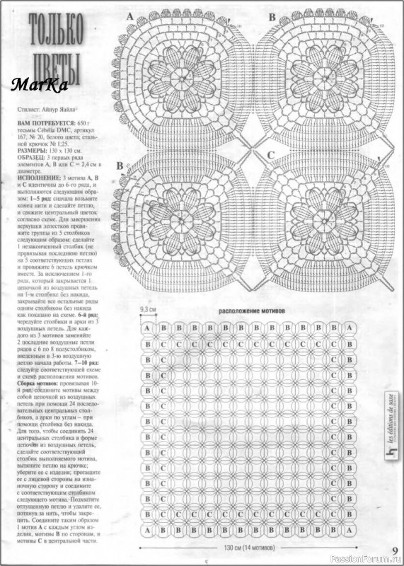 Мода и модель - вязание крючком. Салфетки, скатерти и многое другое