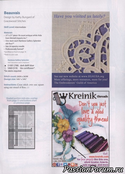 Вышивка крестом "Just Cross Stitch" Вышивка крестом "Just Cross Stitch"