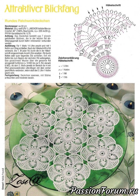 Филейка из журналов "Dekoratives Hakeln" продолжение