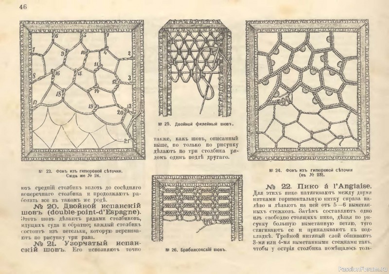 Старая книга по рукоделию. Шитьё и вышивка