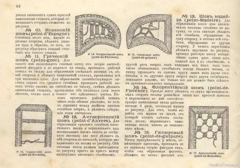 Старая книга по рукоделию. Шитьё и вышивка