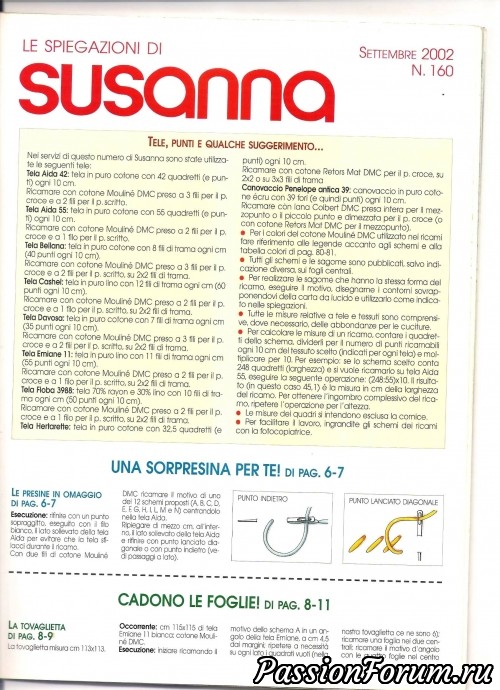 Журнал "Le idee di Susanna". Сентябрь 2002