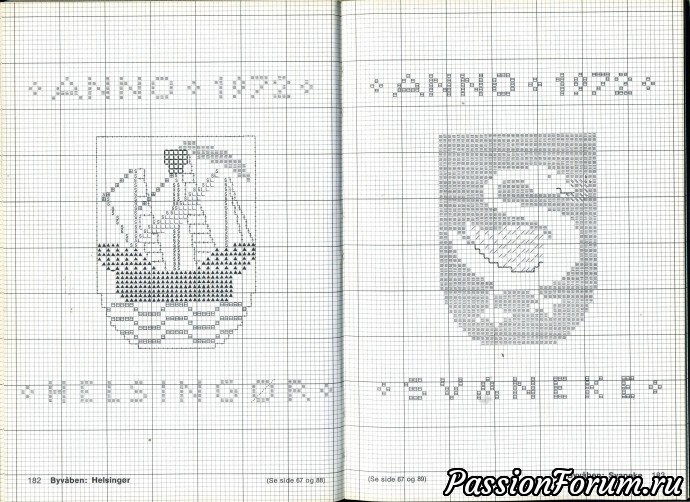 Чудесные схемы вышивки Герды Бенгтссон