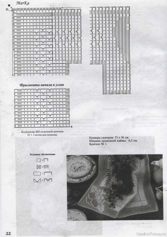 Мода и модель - вязание крючком. Салфетки ажурные и филейка